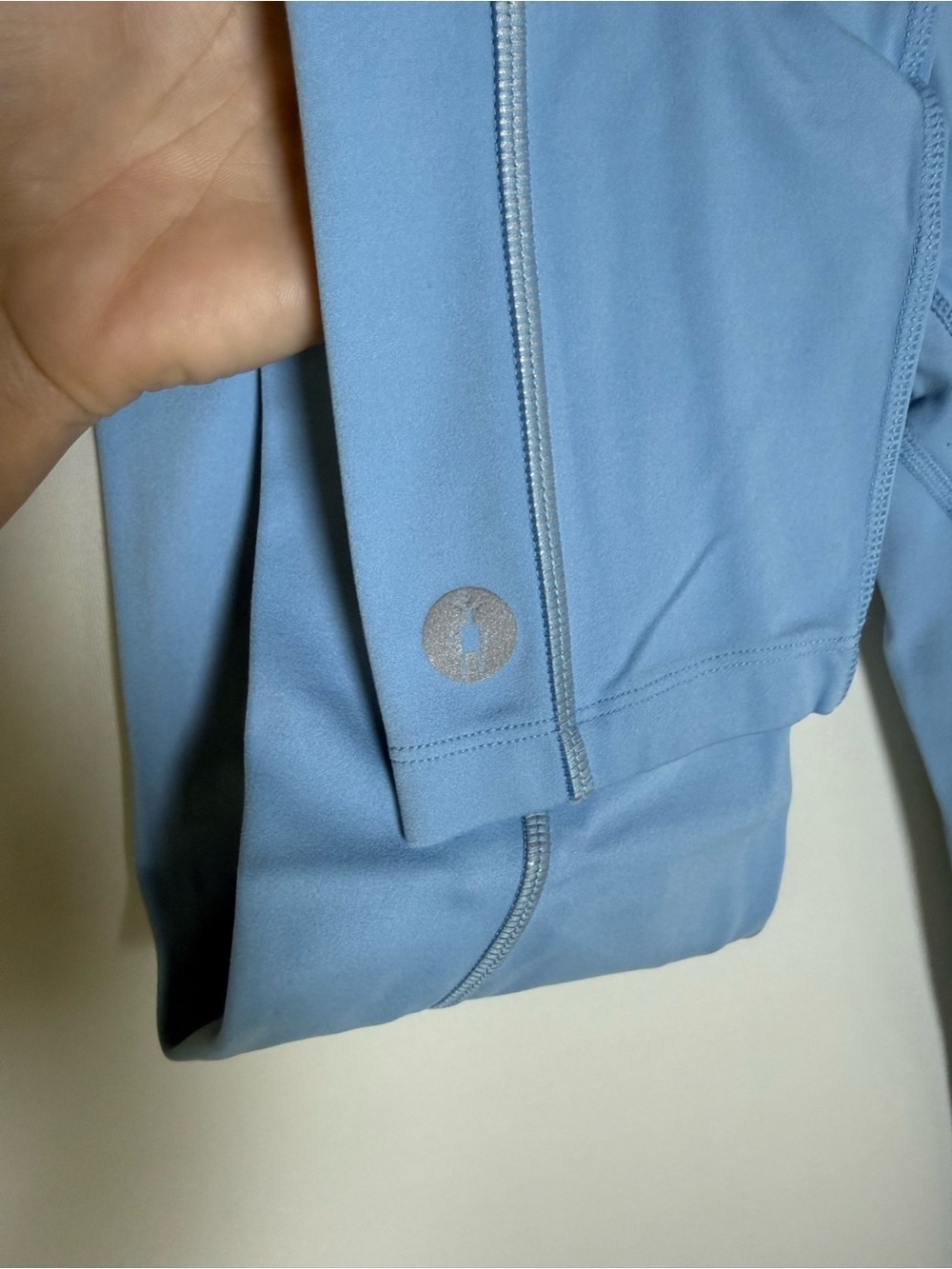 Smartwool Sport Run Leggings in Serene Blue • NWT • Women’s medium - Picture 3 of 9